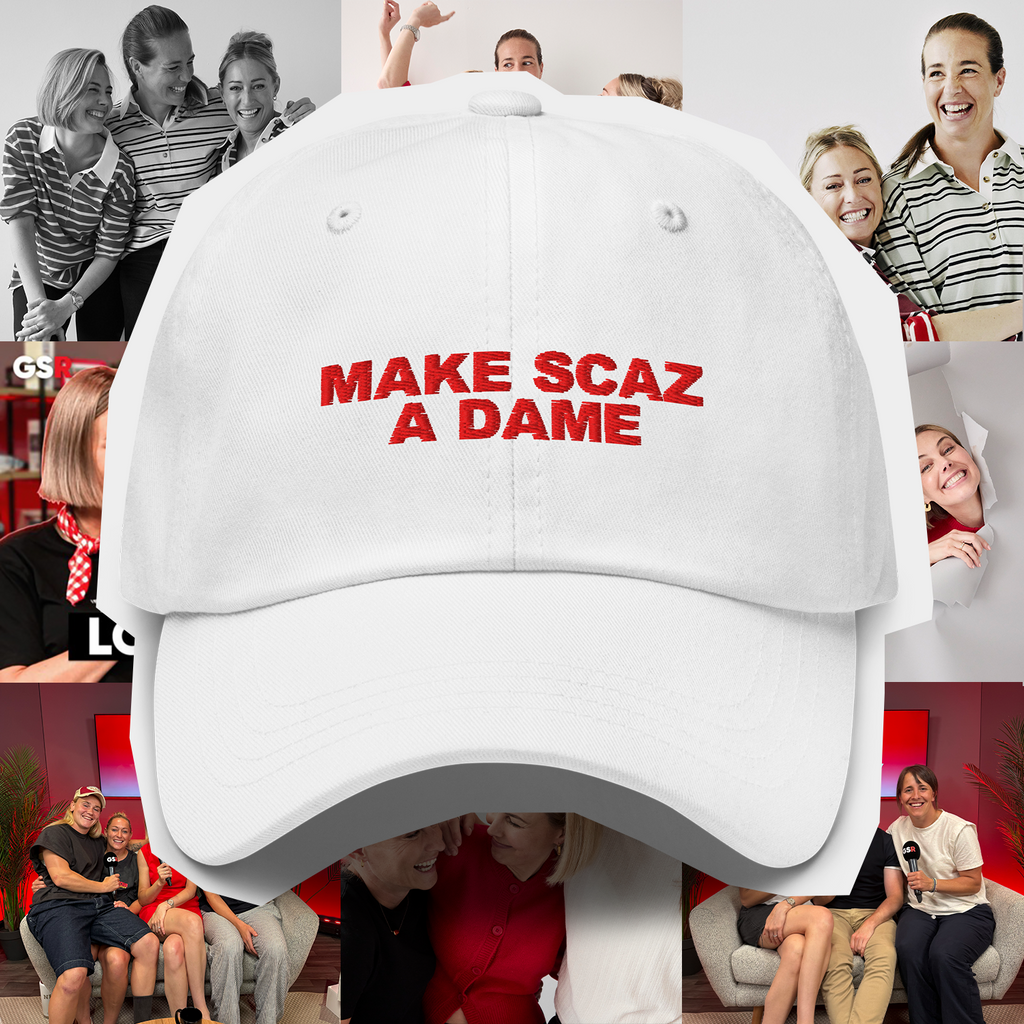 MAKE SCAZ A DAME cap
