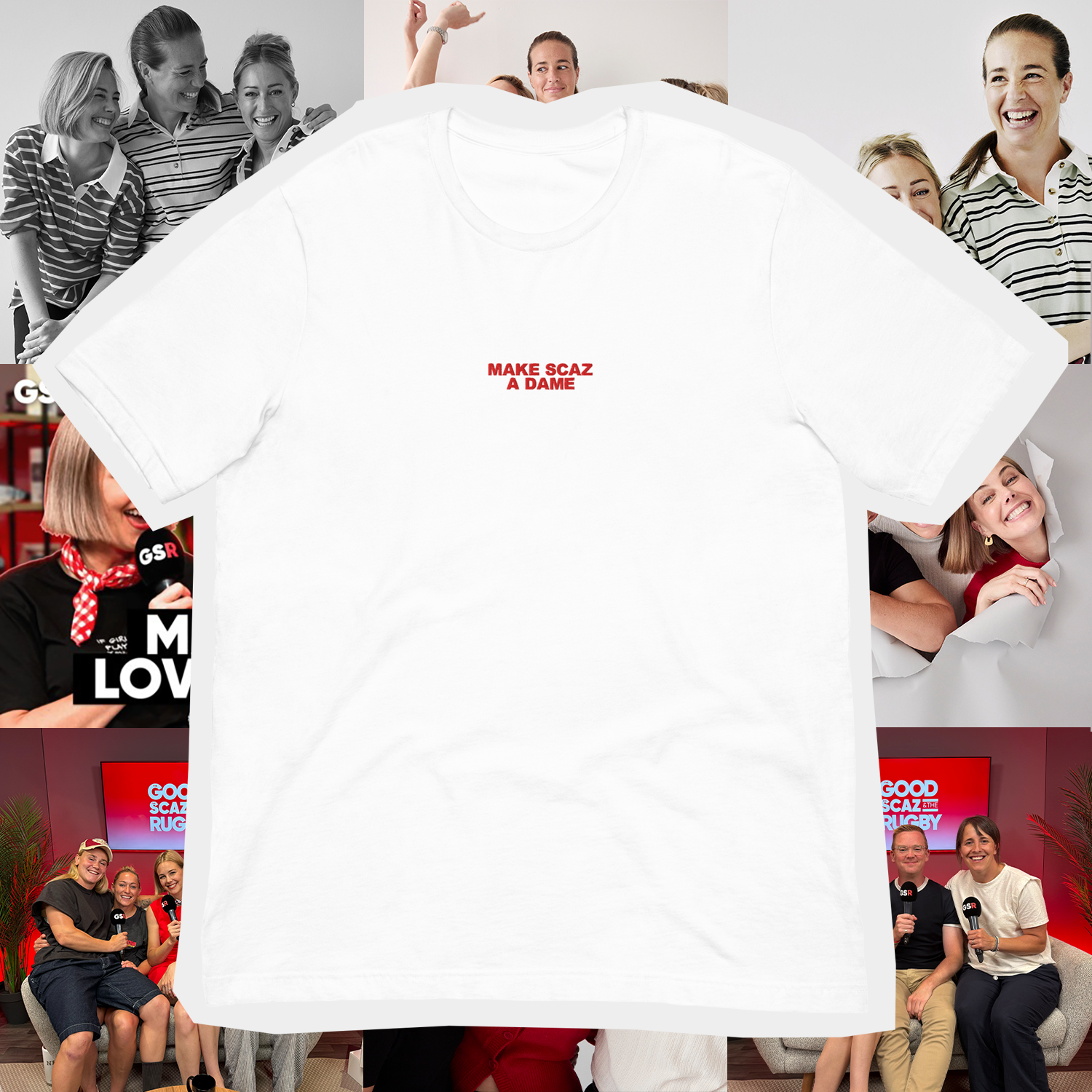 Make Scaz a Dame Unisex t-shirt