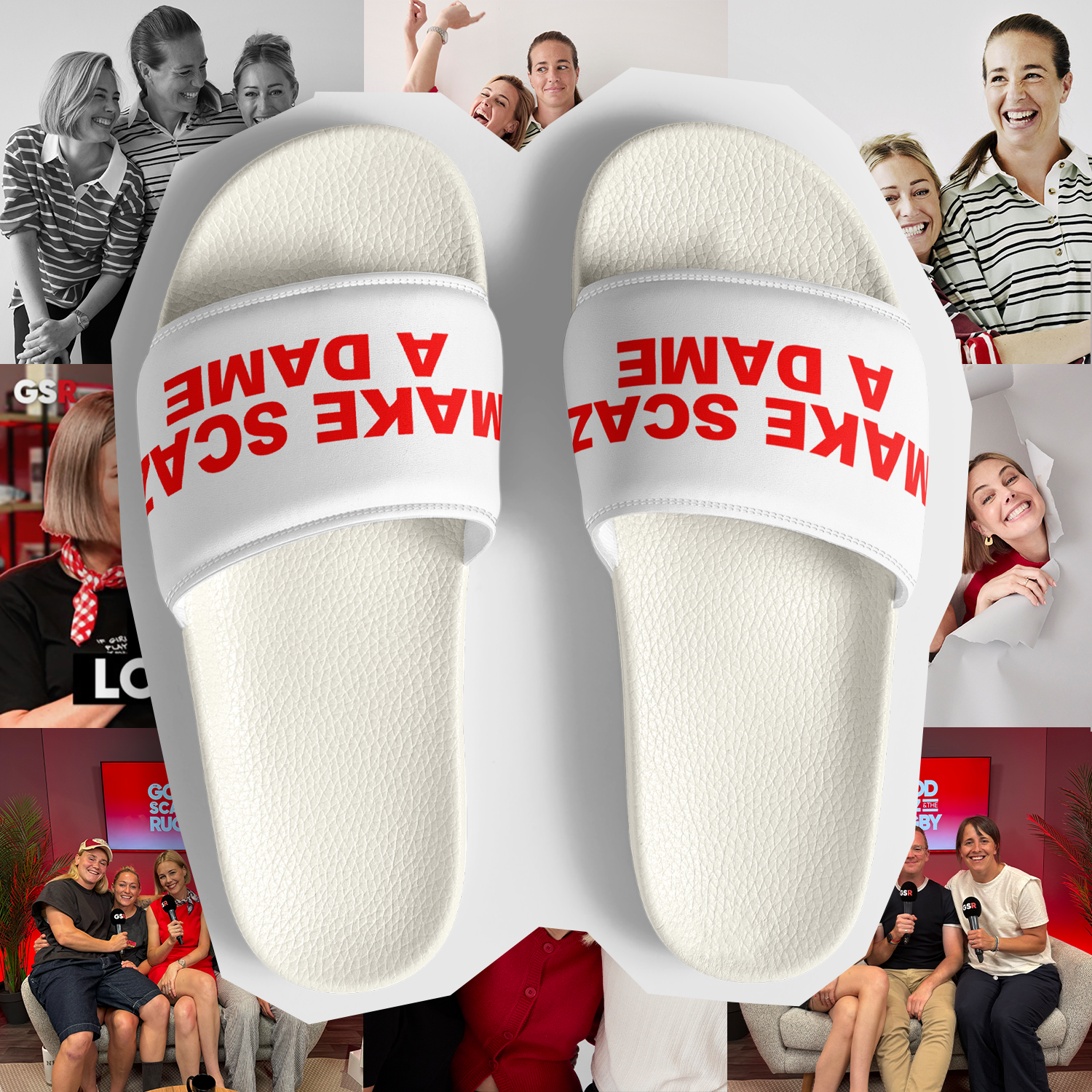 Make Scaz a Dame Women's slides